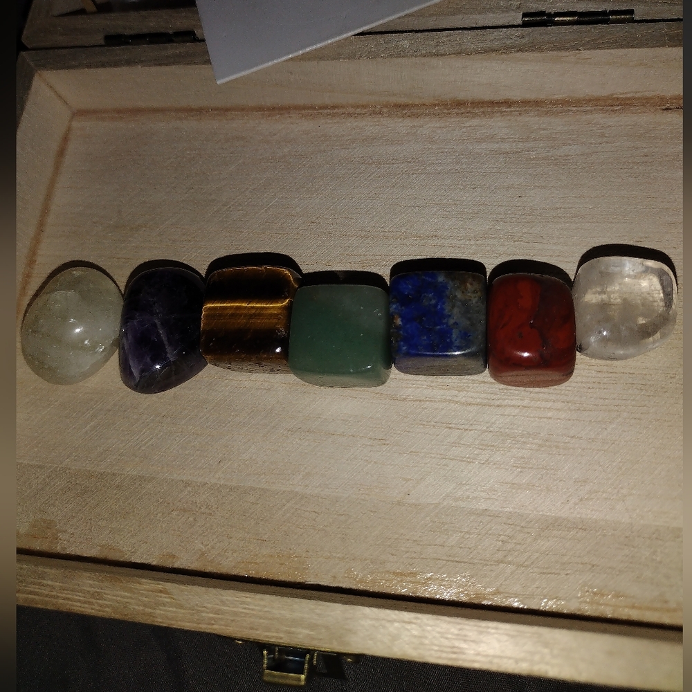 Set of Six Polished Gemstones